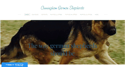 Desktop Screenshot of cunninghamgermanshepherds.com